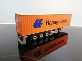 Container Trailer mit Container 40ft