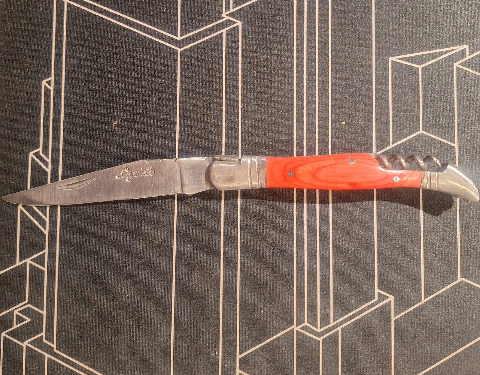 Laguiole Accessori: Laguiole Taschenmesser mit Korkenzieher, Neu – Nuovo e nell'imballaggio originale da Menzingen venduto da jon_kny7 1