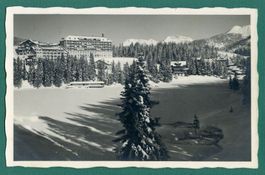 Arosa, Untersee mit Altein, 1928, gelaufen