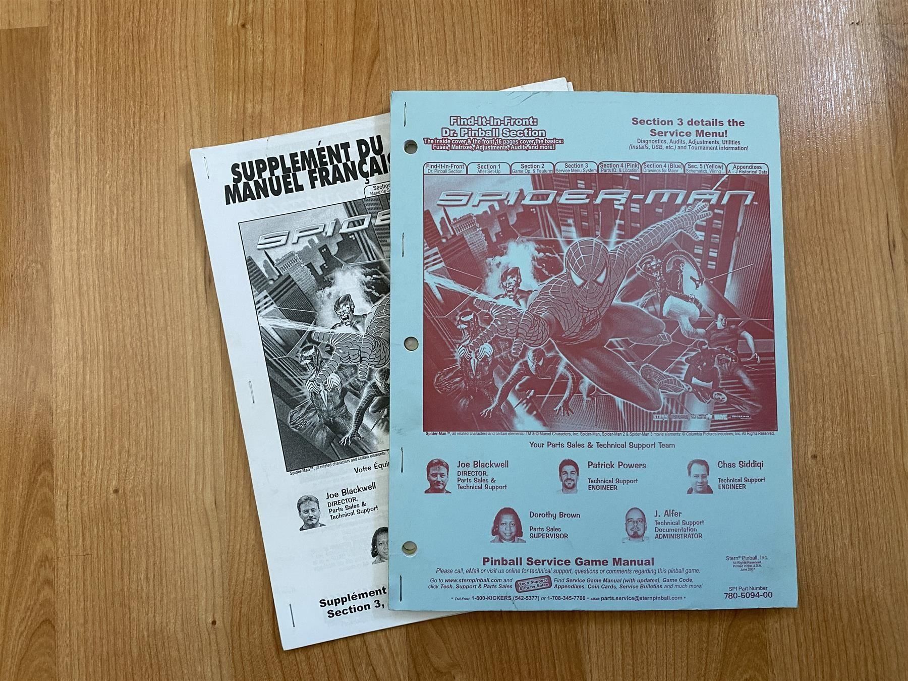 Flipper: Flipper Handbuch Spider-Man (Stern 2007) – Usato da St.Gallen venduto da kingsamas
