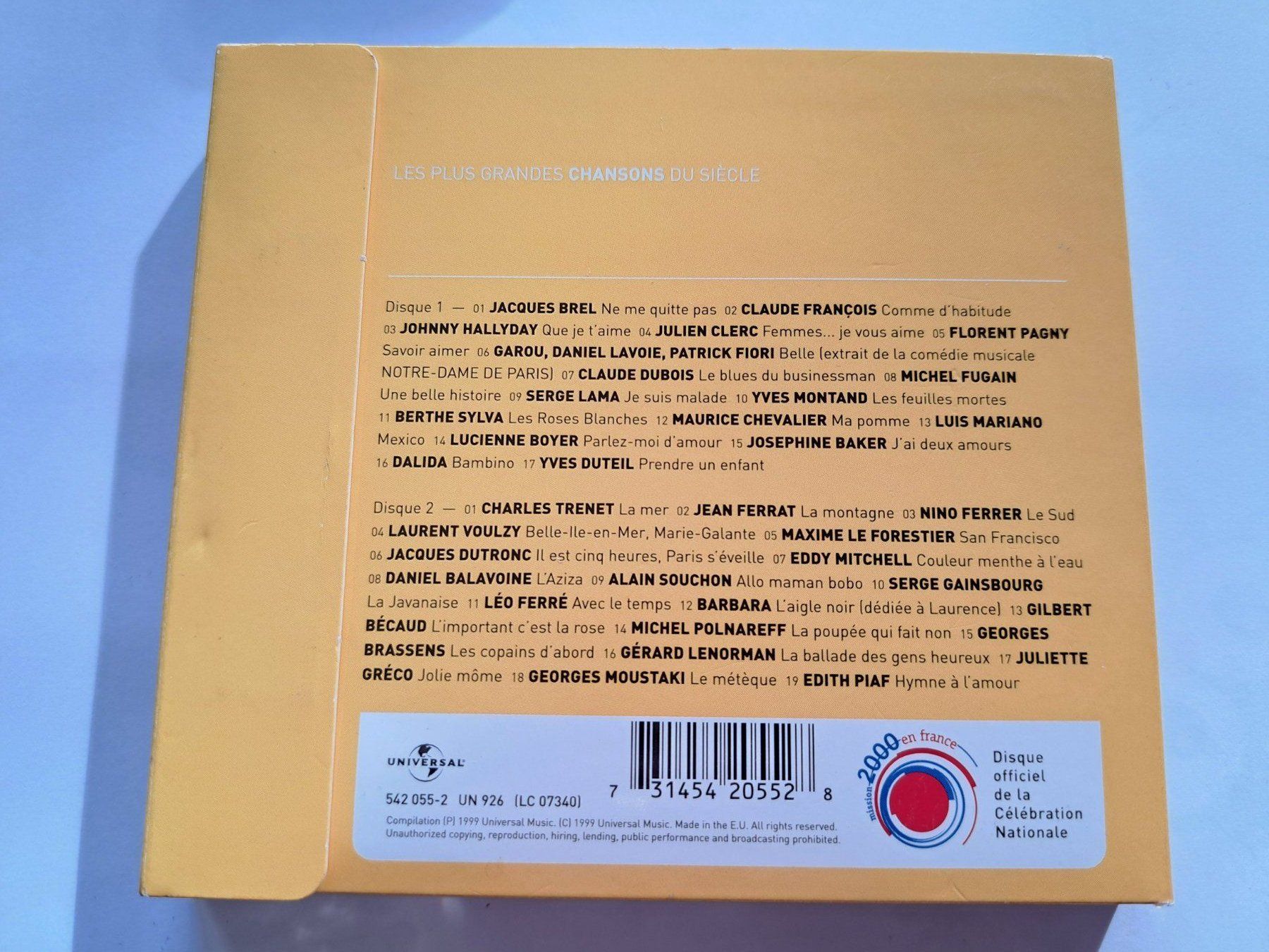 CD: Cd Les plus grandes chansons du siècle – Usato da Pully venduto da bro_n52j 1