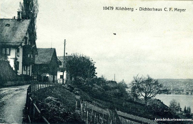 Cartoline postali: Kilchberg - Dichterhaus C.F. Meyer 1921 – Usato da Emmenbrücke venduto da teestube