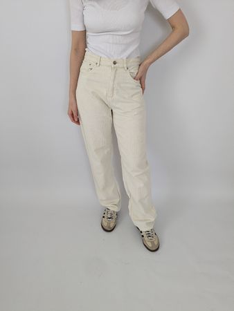 Gina Tricot Cordhose beige Grösse 36 