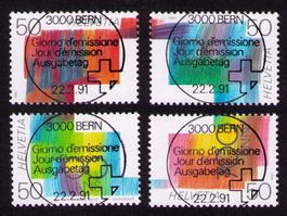 1991__807-10__700 Jahre EIDGENOSSENSCHAFT__ET-Vollstempel !