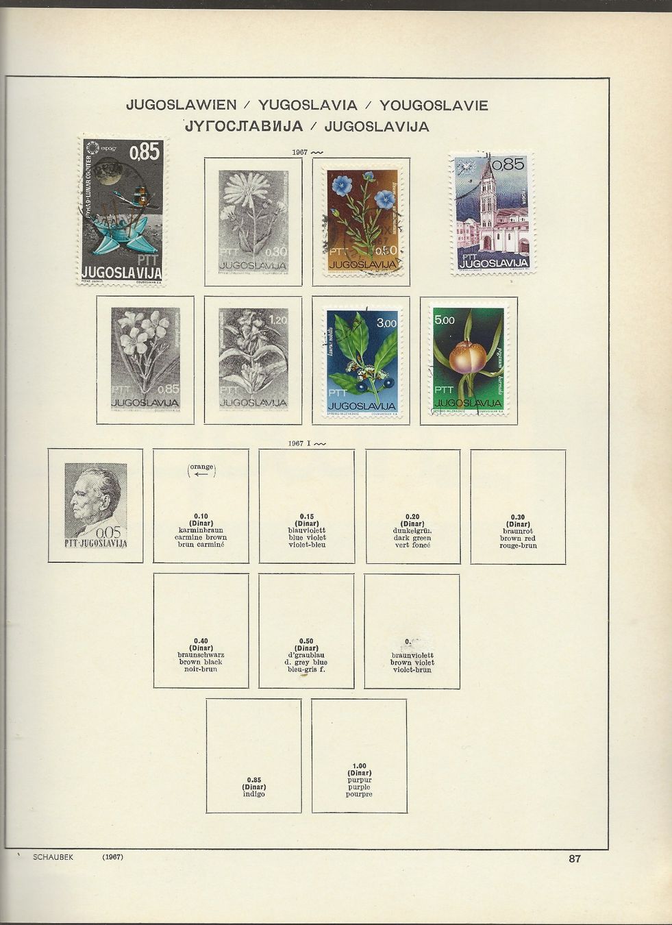 Tous les timbres: Marken Jugoslawien – D'occasion à Au ZH par xelagreb01 1