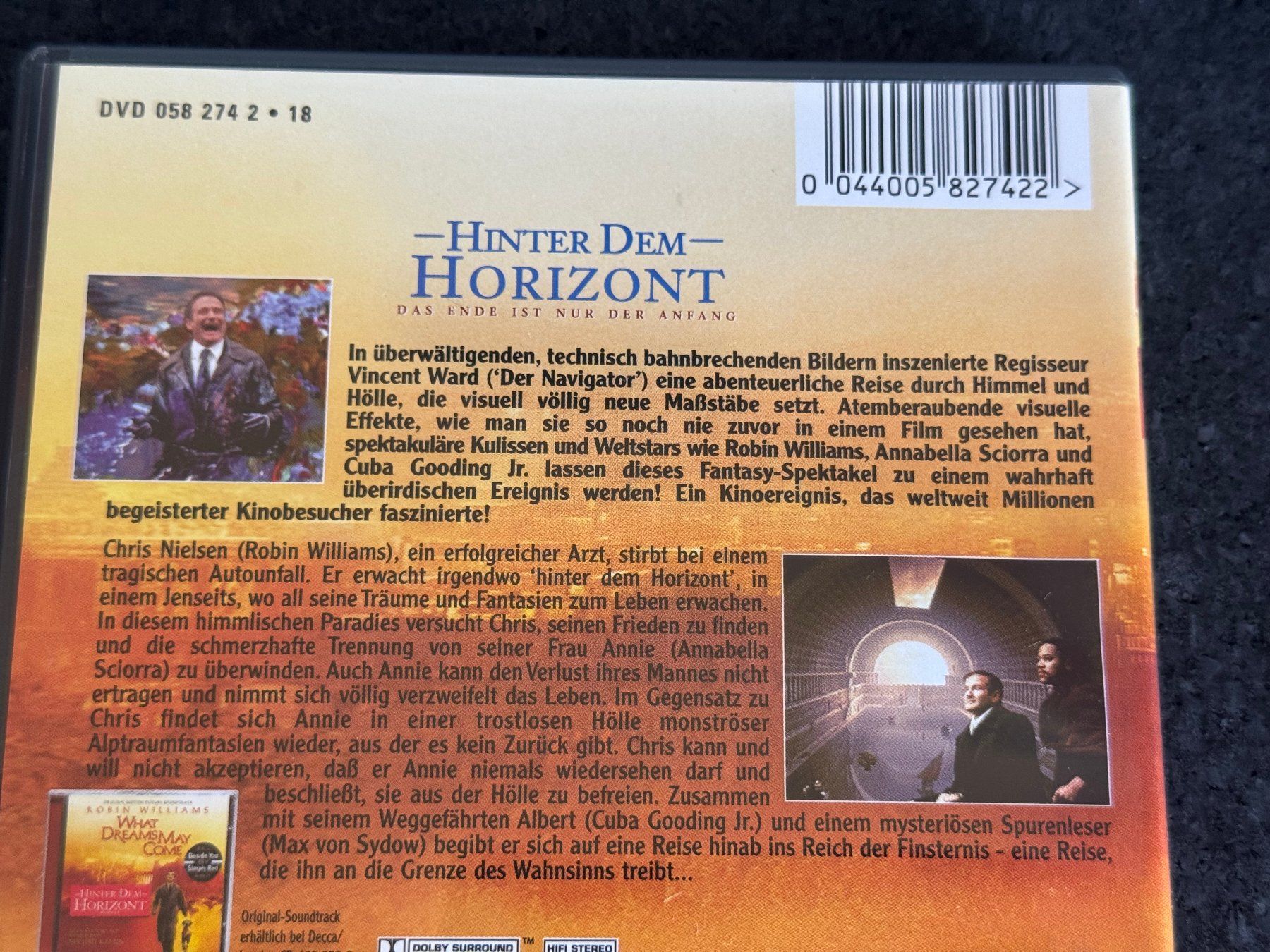 Tutti i DVDs: Hinter dem Horizont DVD EN/DE Robin Williams – Usato da Fribourg venduto da tschjoly 2