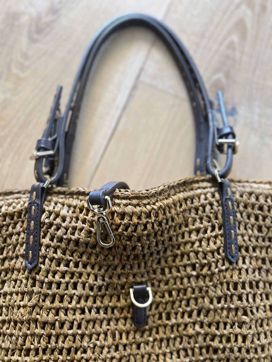 Massimo Dutti Borse da donna: Sac en raphia Massimo Dutti summer bag – Nuovo (secondo la descrizione) da Nyon venduto da ikel78 1