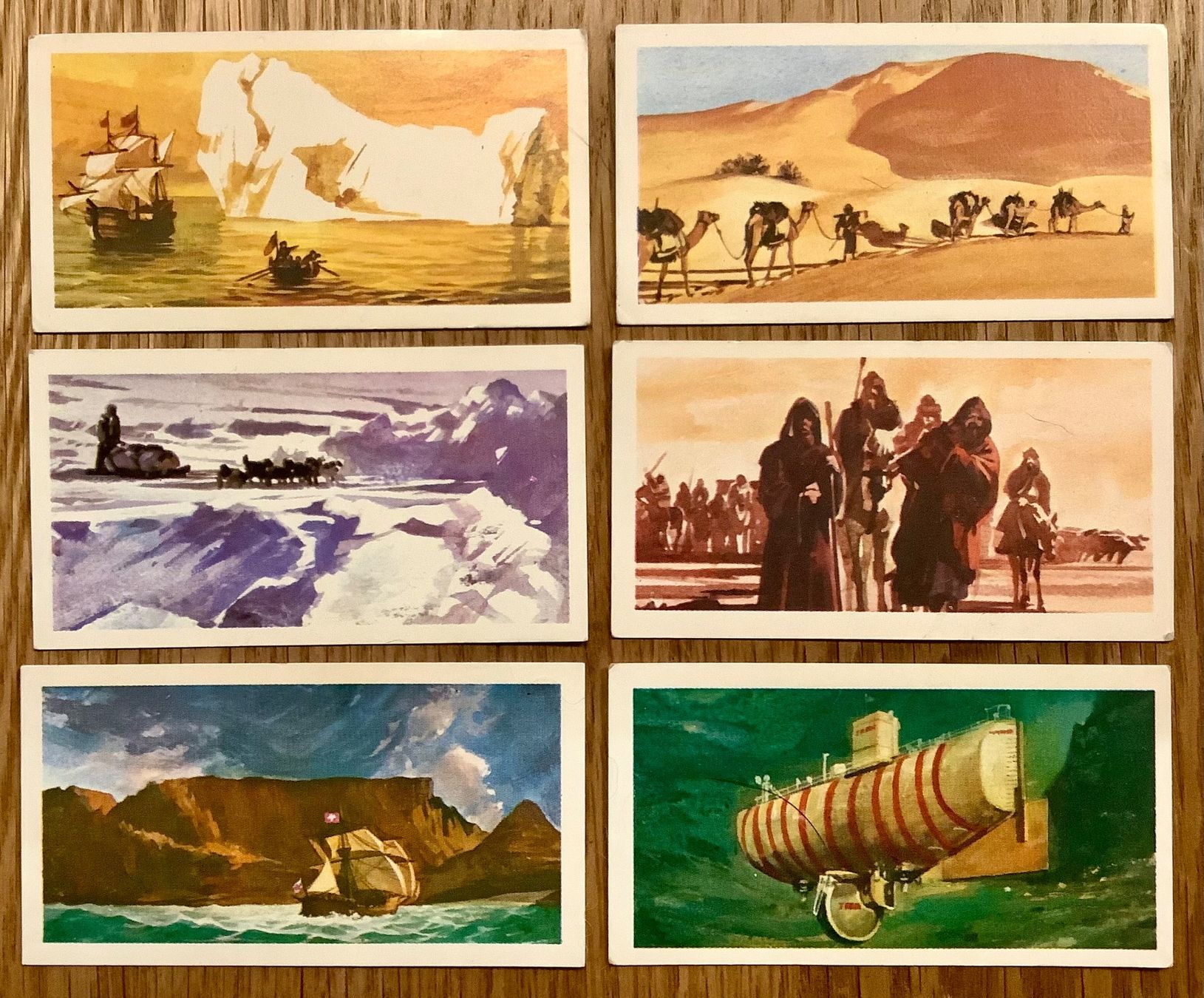 Bücher: 1973 12 Vintage ADVENTURERS & EXPLORERS Sammelbilder England – Gebraucht aus Root von ENGLAND-TREASURES 2
