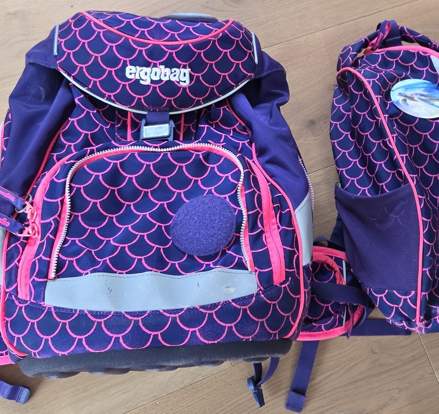 Ergobag Borse & Zaini: Ergobag Backpack - Mermaid Scale Design - Great Condition! – Usato da Mettmenstetten venduto da gouni127