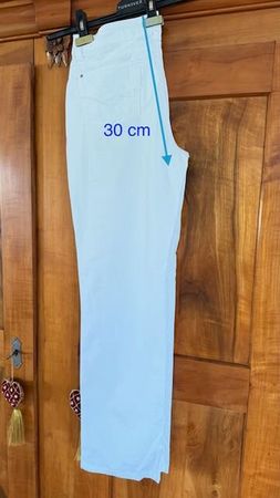 weisse Sommer Jeans, Gr. 38 von Anna Montana