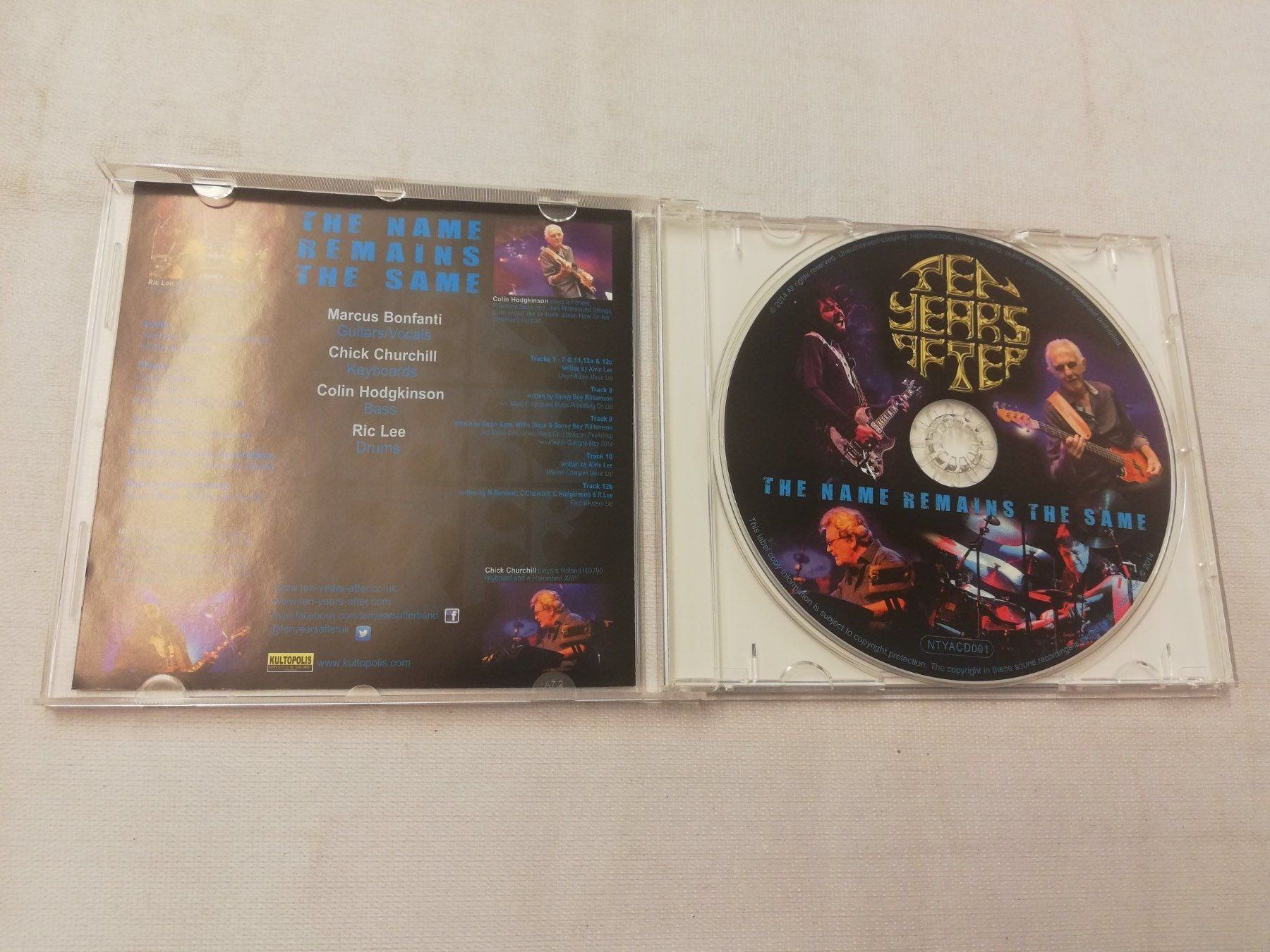 CD: TEN YEARS AFTER - THE NAME REMAINS THE SAME – Usato da Bern venduto da Vinylsound.ch 2