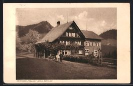 AK Krinau, Pension Wälle, 1923