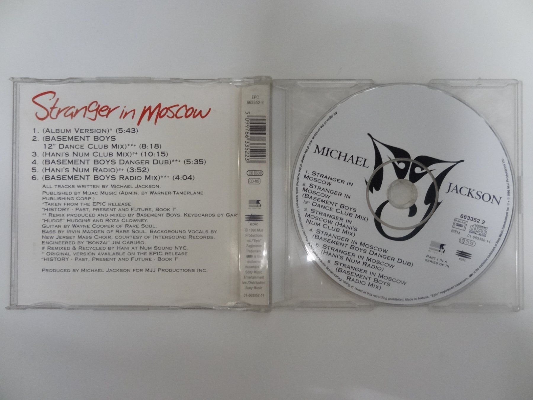CD: Michael Jackson, Stranger In Moscow – Usato da luzern venduto da musicandart 1