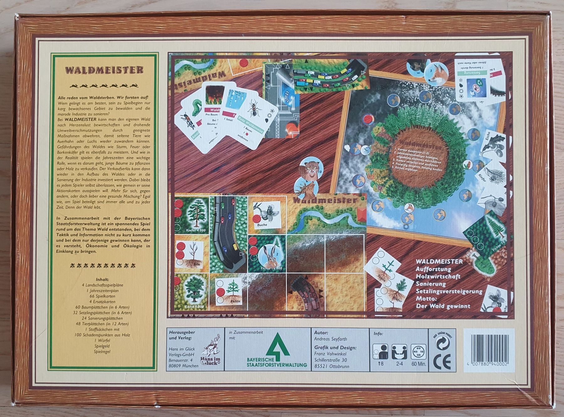 Giochi: WALDMEISTER Brettspiel – Usato da Birsfelden venduto da Dealgoenner24 2