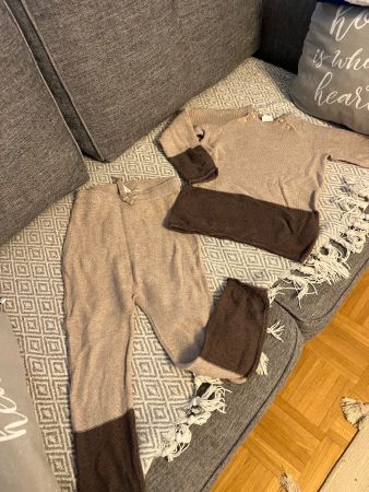 H&M STRICKTRAINER BRAUN GR 104