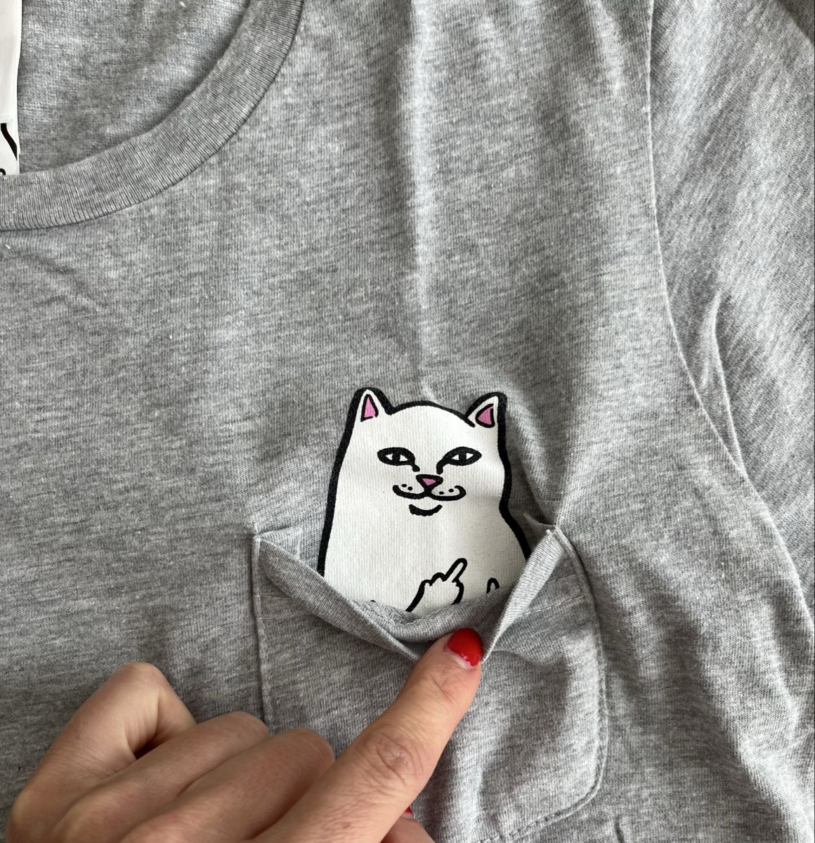 Ripndip T-shirt: RIPNDIP Shirt, Katze Mittelfinger, Grösse M – Usato da Sursee venduto da abcdxyz 1