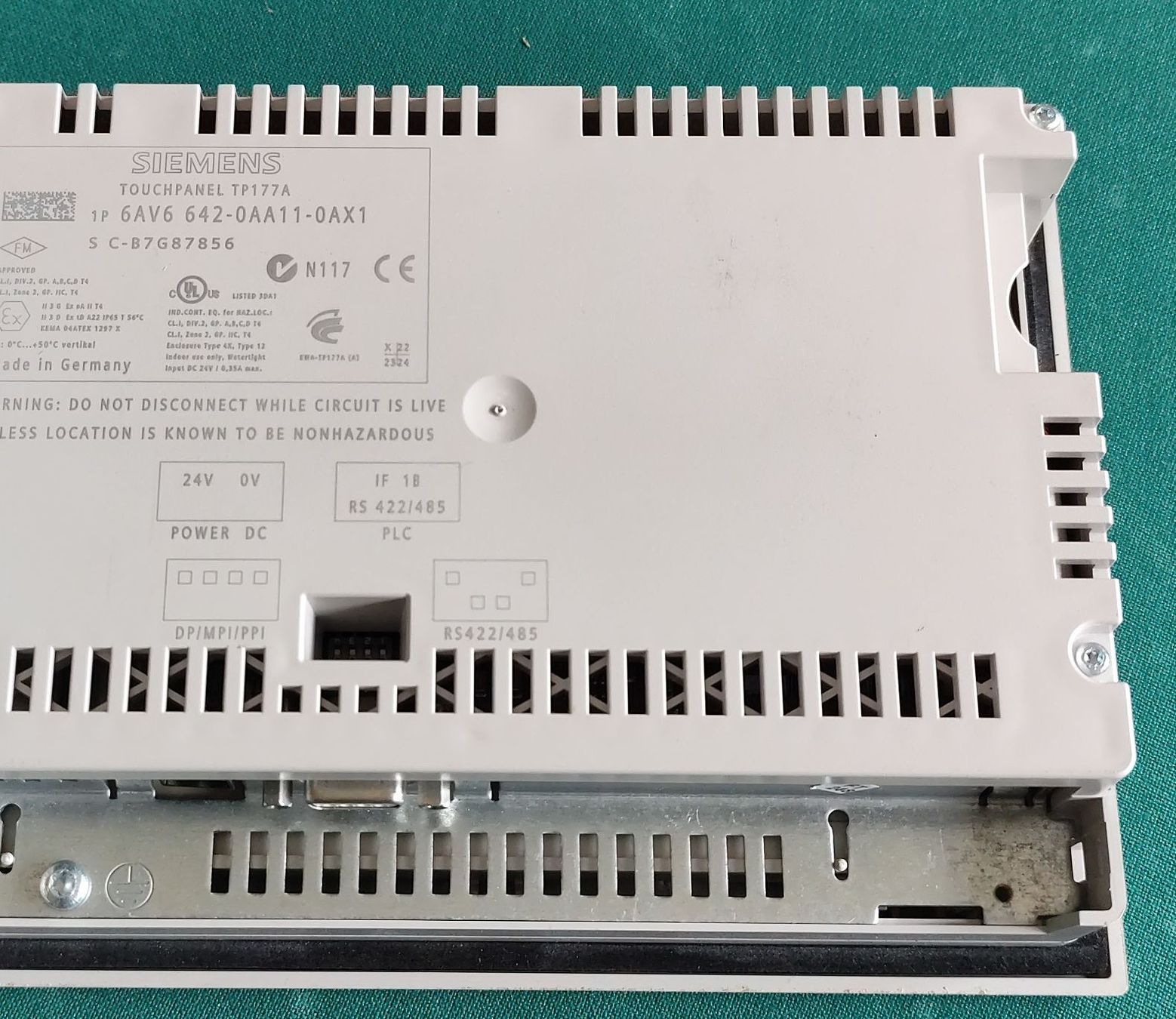 Siemens Composants électroniques: Siemens Simatic Panel TP177A Touchpanel Kontrollsystem – D'occasion à Thun par Douche 1