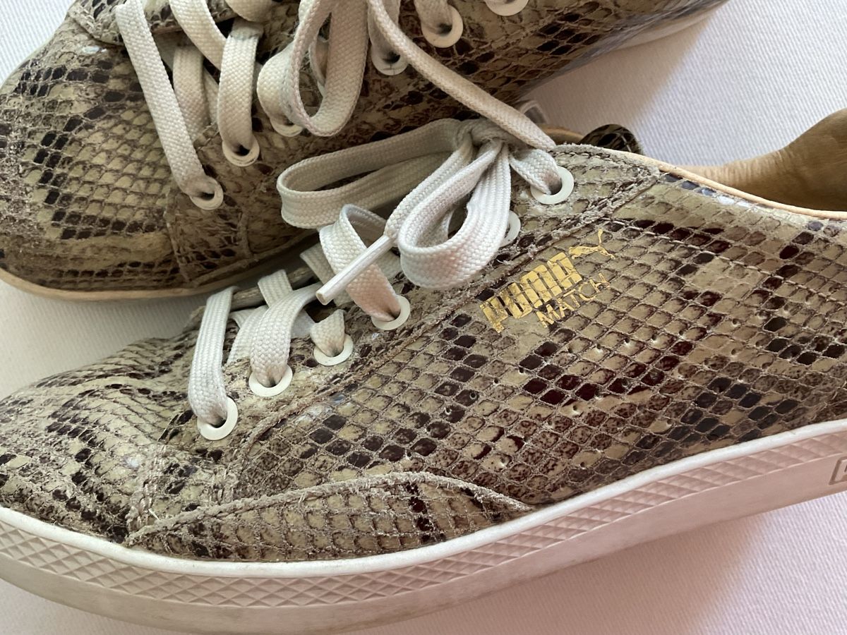 Puma Scarpe da donna: Puma Match Sneaker Schlangenmuster Grösse 37. – Usato da Roggwil TG venduto da Straven 1