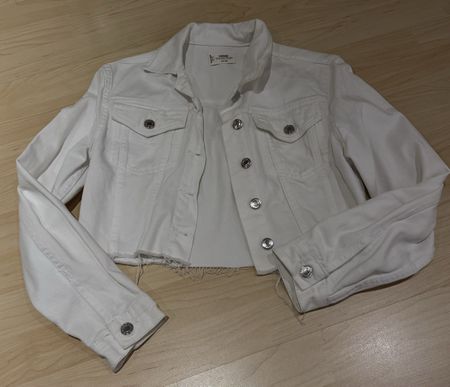 Weisse Jeansjacke von Tally Weijl, Grösse 36