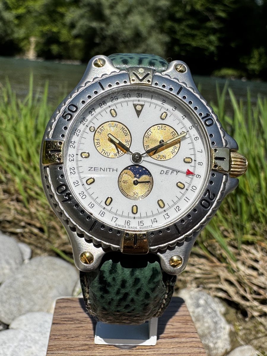 Zenith Orologi: Zenith Defy Chronograph Mondphase Quartz – Usato da Zollikofen venduto da Comcast 1