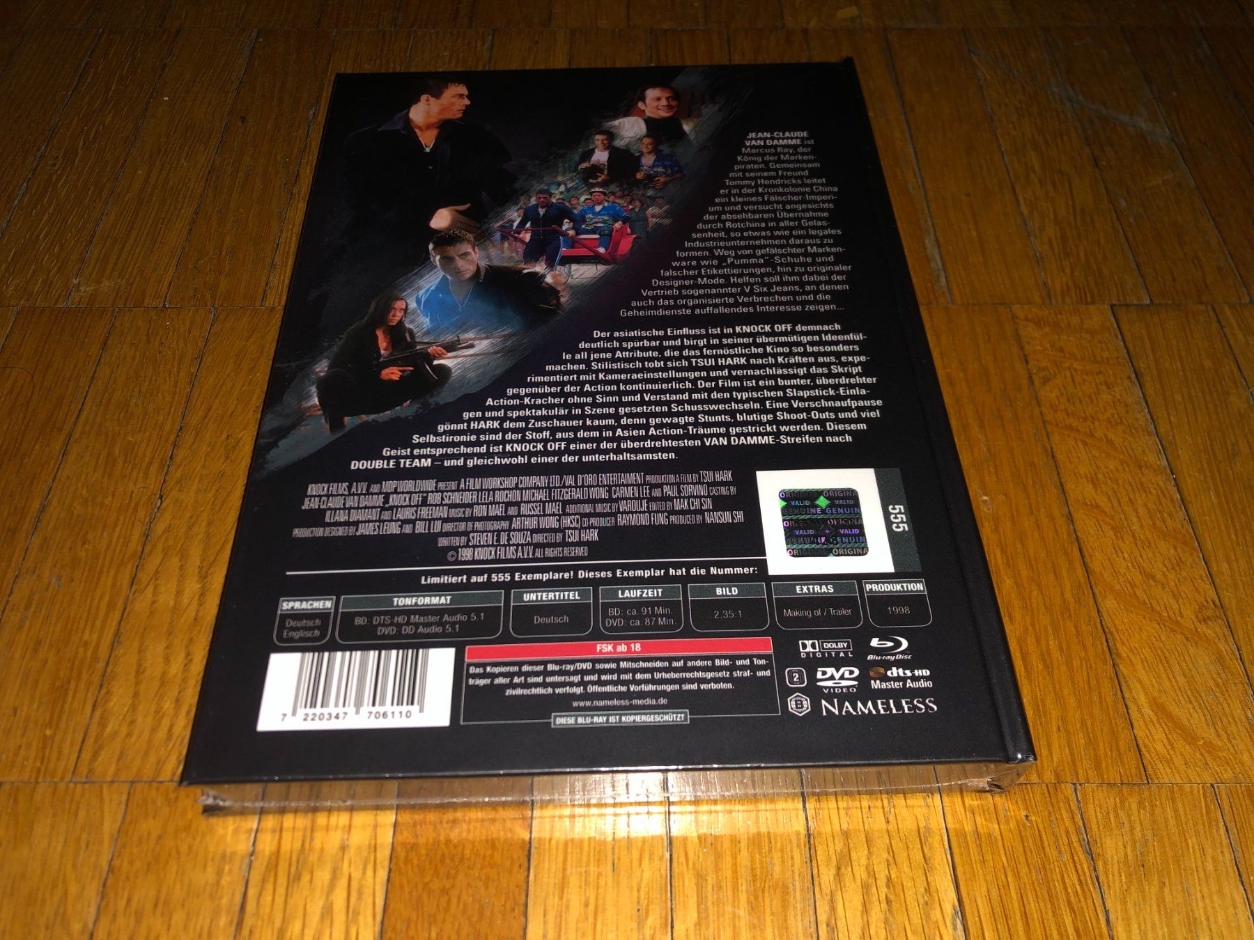 Tutti i DVDs: Knock Off - MEDIABOOK - C - UNCUT – Nuovo e nell'imballaggio originale da Basel venduto da havsok 1