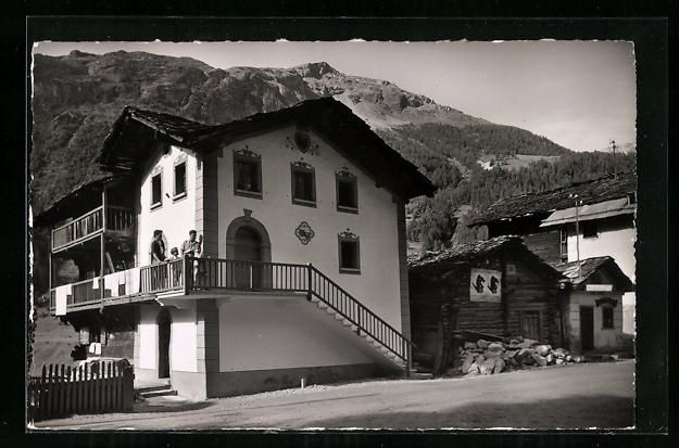 Cartoline postali: Evolène, Le chalet de la Servante d'Evo – Usato da Berlin venduto da bartko-reher