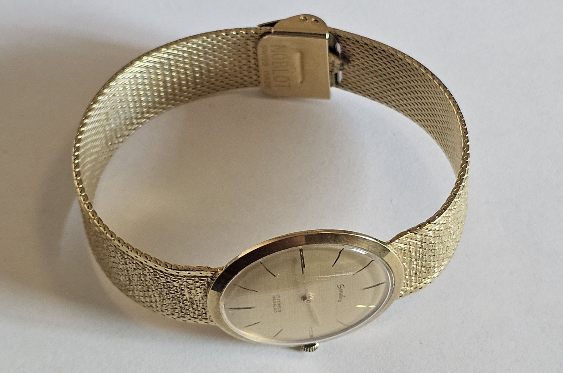 Sandoz Orologi: Sandoz plaqué or, vintage EXTRA-PLATE  – Usato da Genève venduto da Fresko01 3