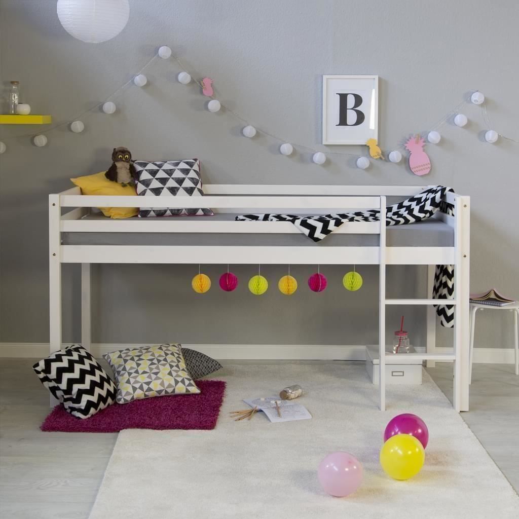 Ikea Letti: Hochbett Jugendbett 90x200cm WEISS – Nuovo e nell'imballaggio originale da Wallenwil venduto da toesstal-vertrieb
