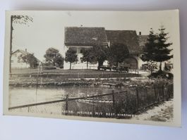 Alte Ansichtskarte: Balmberg Weiher mit Rest.-Hirschen R21