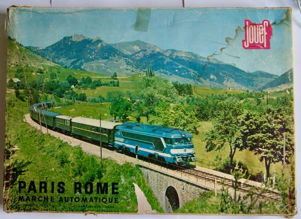 JOUEF 551 HO COFFRET TRAIN MECANIQUE PARIS ROME BOITE D Origine Sans Cle