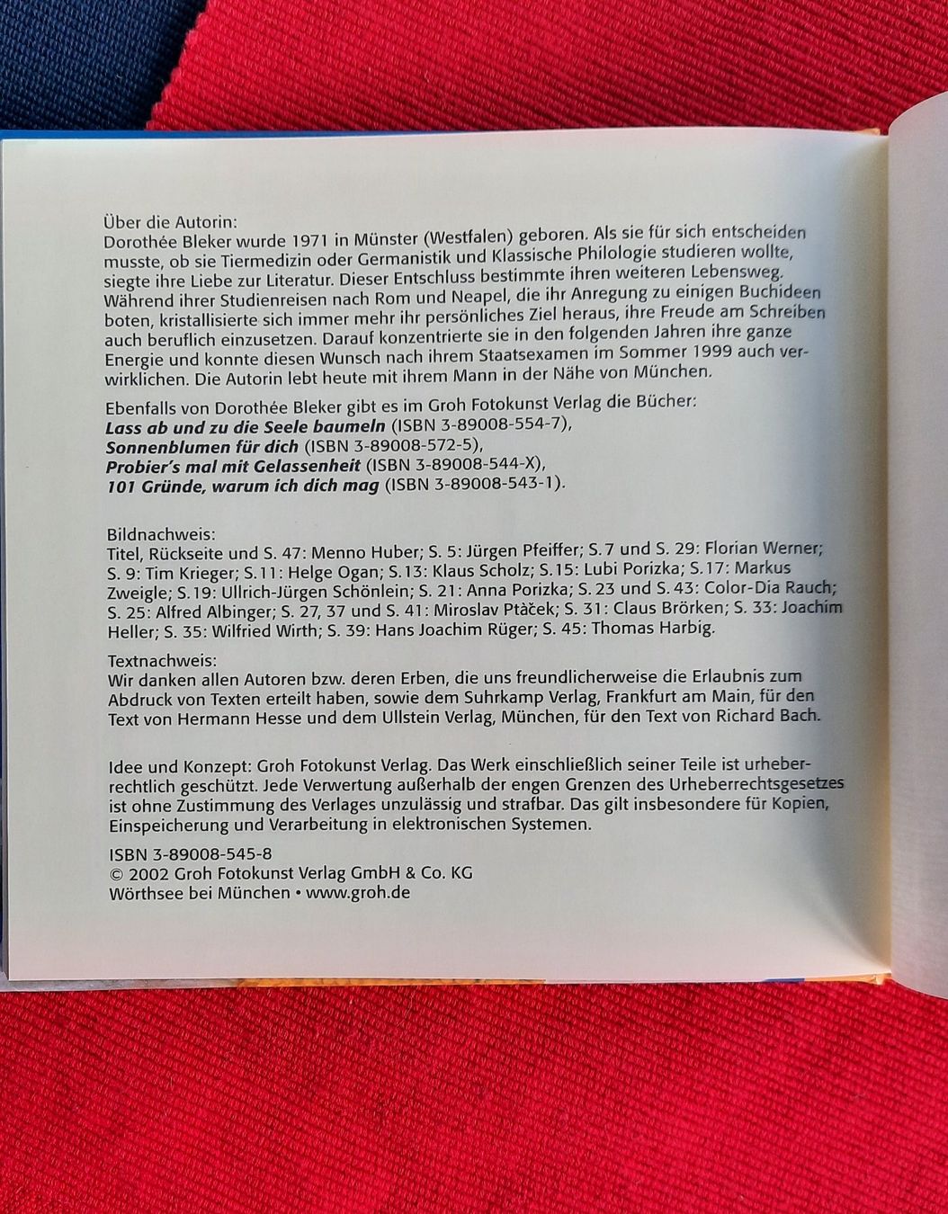 Libri: Schönes Geschenkbuch "Vertrau auf deine Kraft" – Nuovo (secondo la descrizione) da Giswil venduto da aethra 5