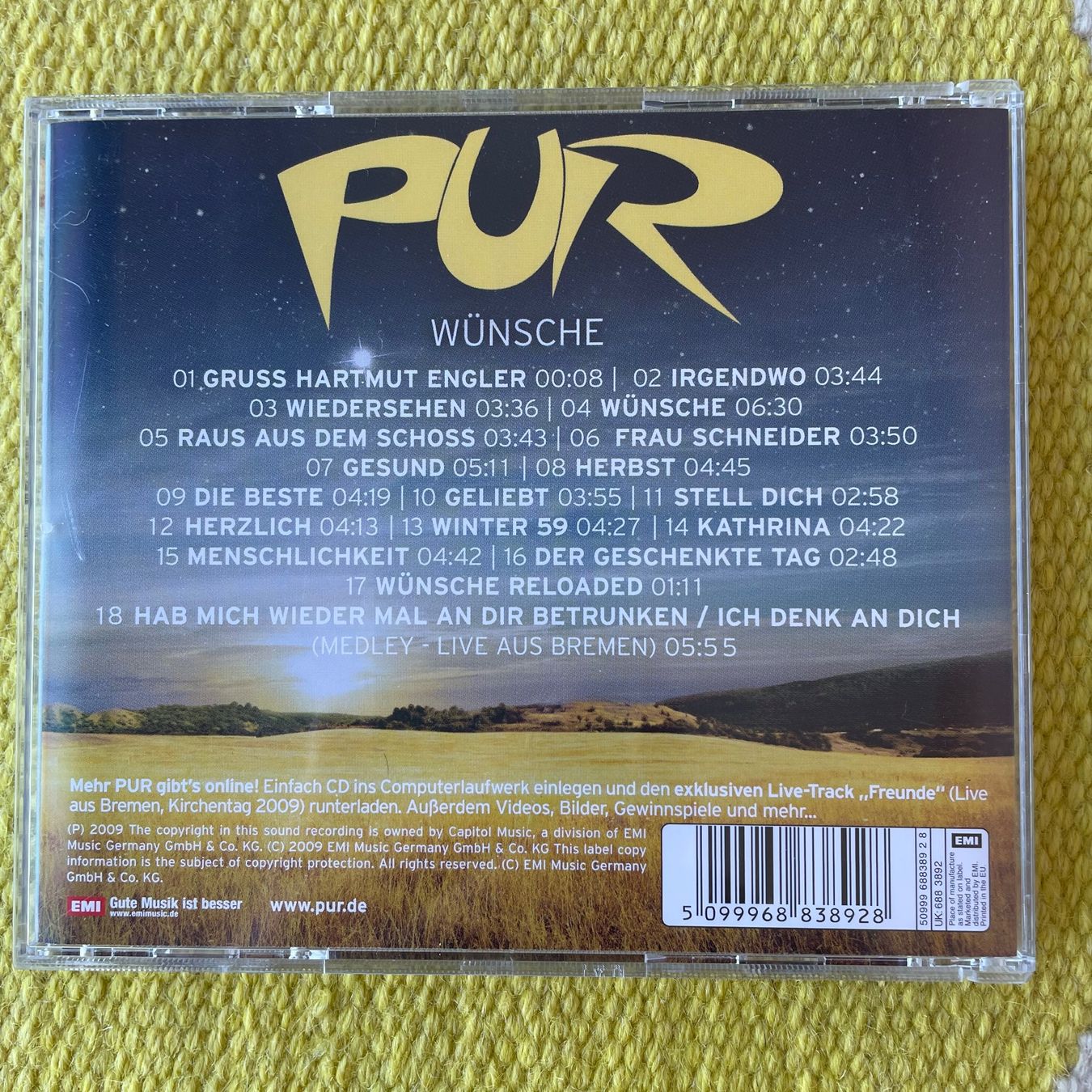 CD: PUR-WÜNSCHE – Usato da Rorschacherberg venduto da CD-Roli 1