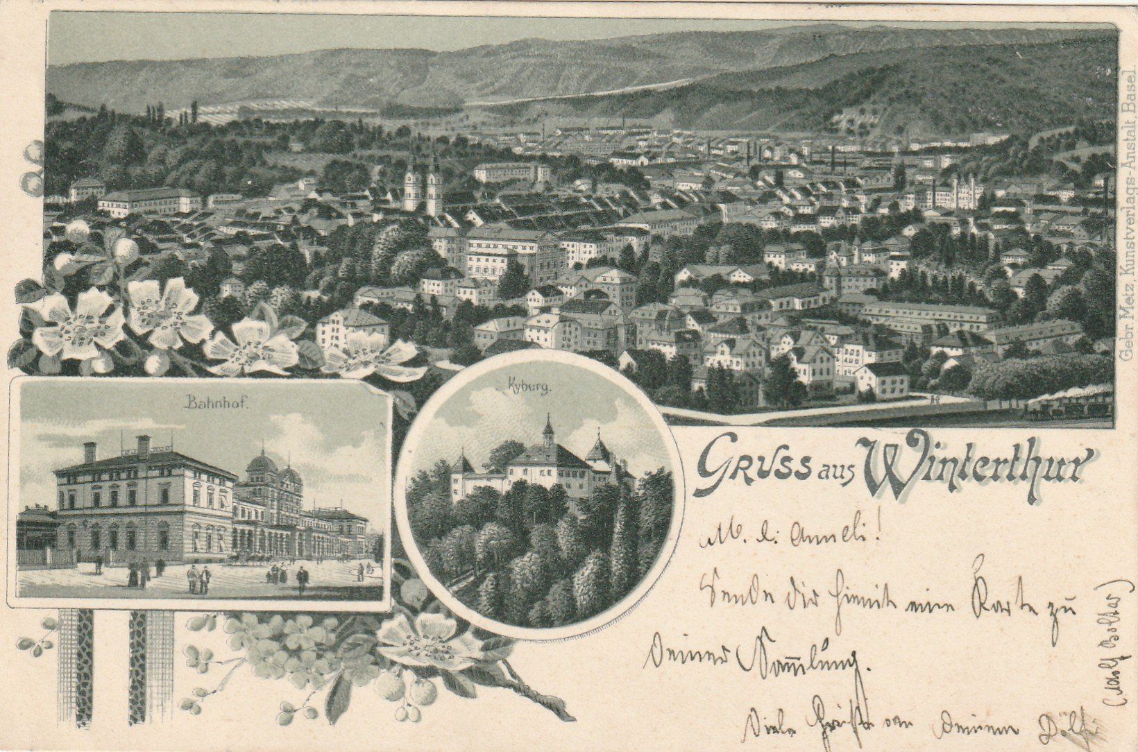 Cartoline postali: Winterthur Litho – Usato da Rorschacherberg venduto da fratovi2
