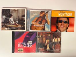 5x cd France : Voulzy, Renaud, Michel Berger