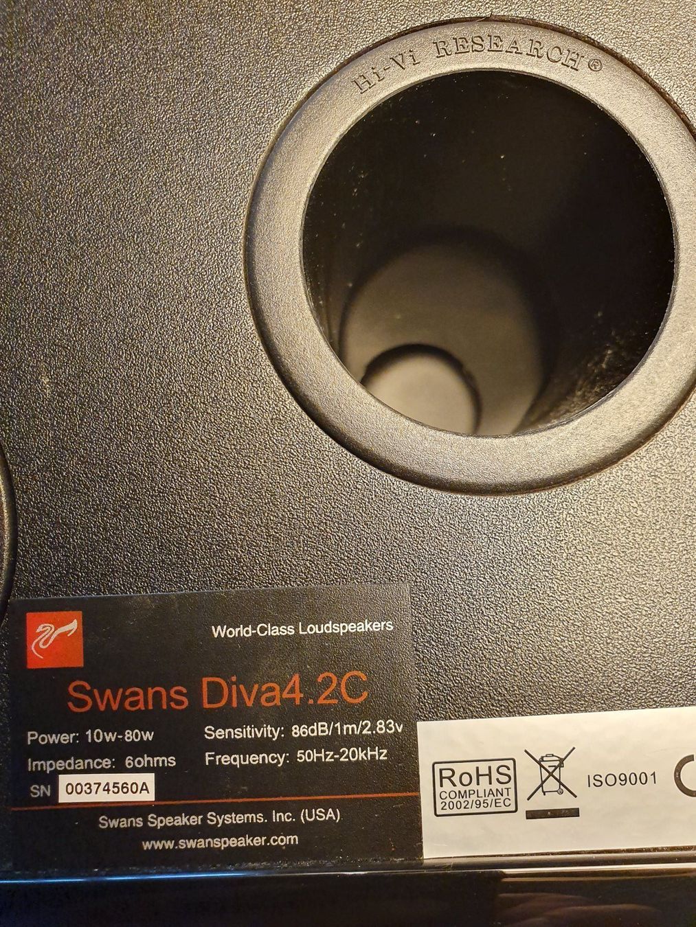 Casse acustiche: Center Lautsprecher Swans Diva 4.2 C – Usato da Möhlin venduto da Carmaxx 3