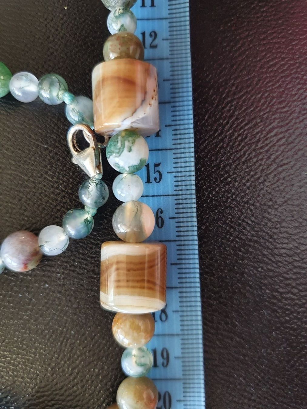 Catenine: Moss Agate und Indian Agate – Nuovo (secondo la descrizione) da Benglen venduto da Meercat3 5