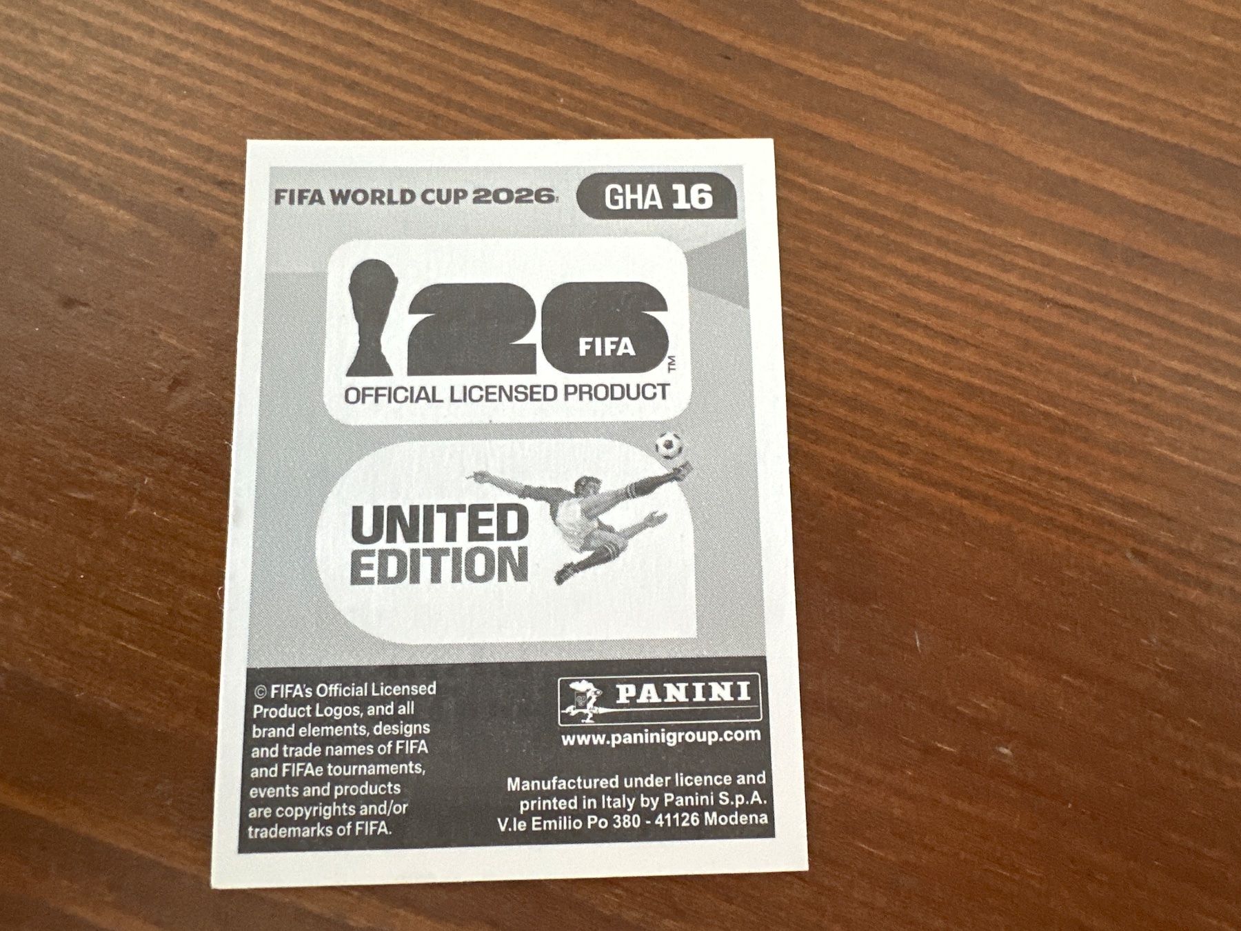 Panini Carte collezionabili: Panini GHA 16 FIFA World Cup 2026 – Nuovo e nell'imballaggio originale da Würenlos venduto da gtvlady_82 1