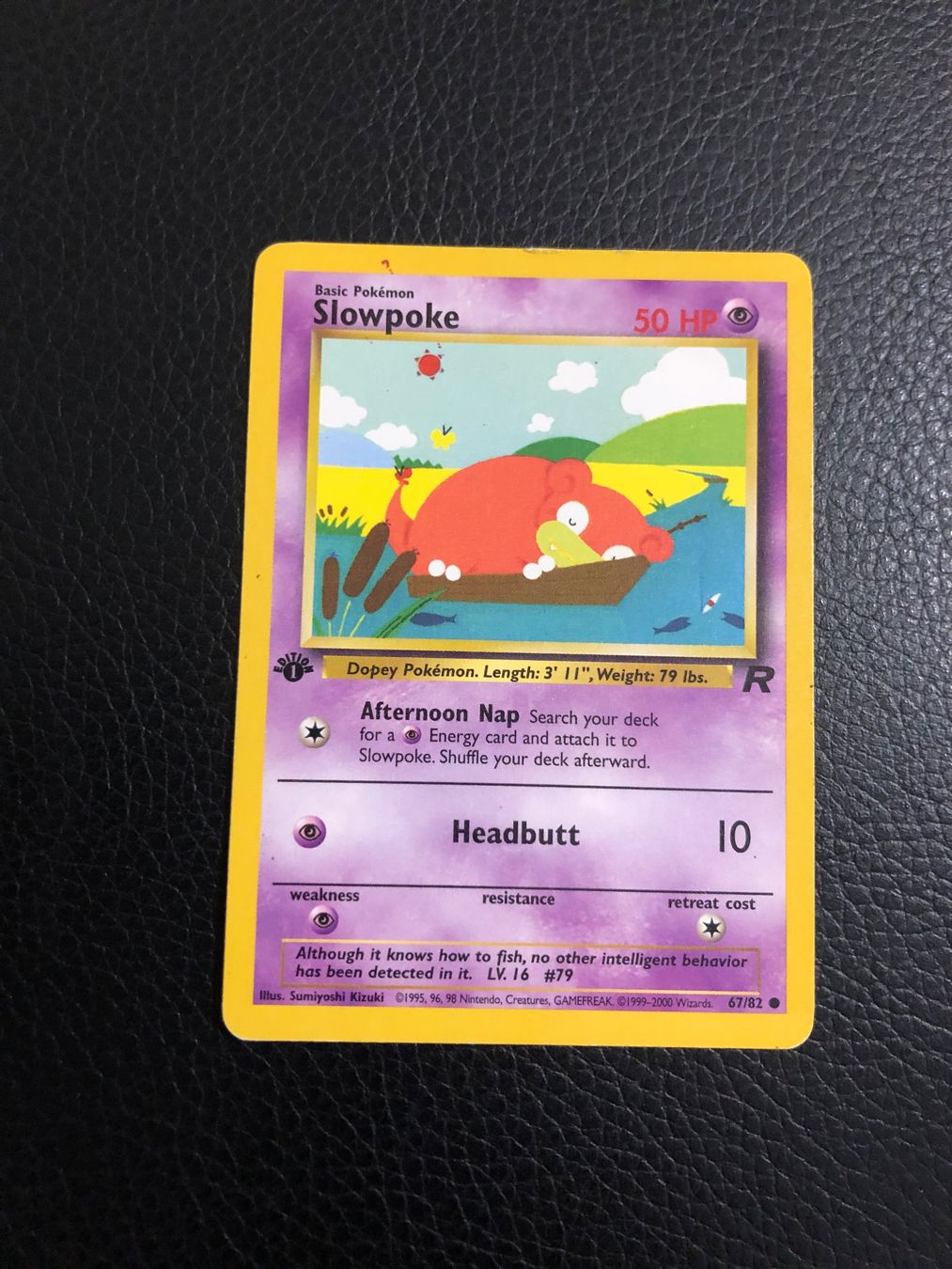 Pokémon Carte collezionabili: 2000 Team Rocket Slowpoke 67/82 1st edition Ab 1 – Usato da Paradiso venduto da Pkmn10