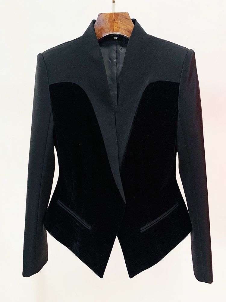 Giacche: Blazer nero stoffa e velluto – Nuovo e nell'imballaggio originale da Zürich venduto da fed_vh9n 1
