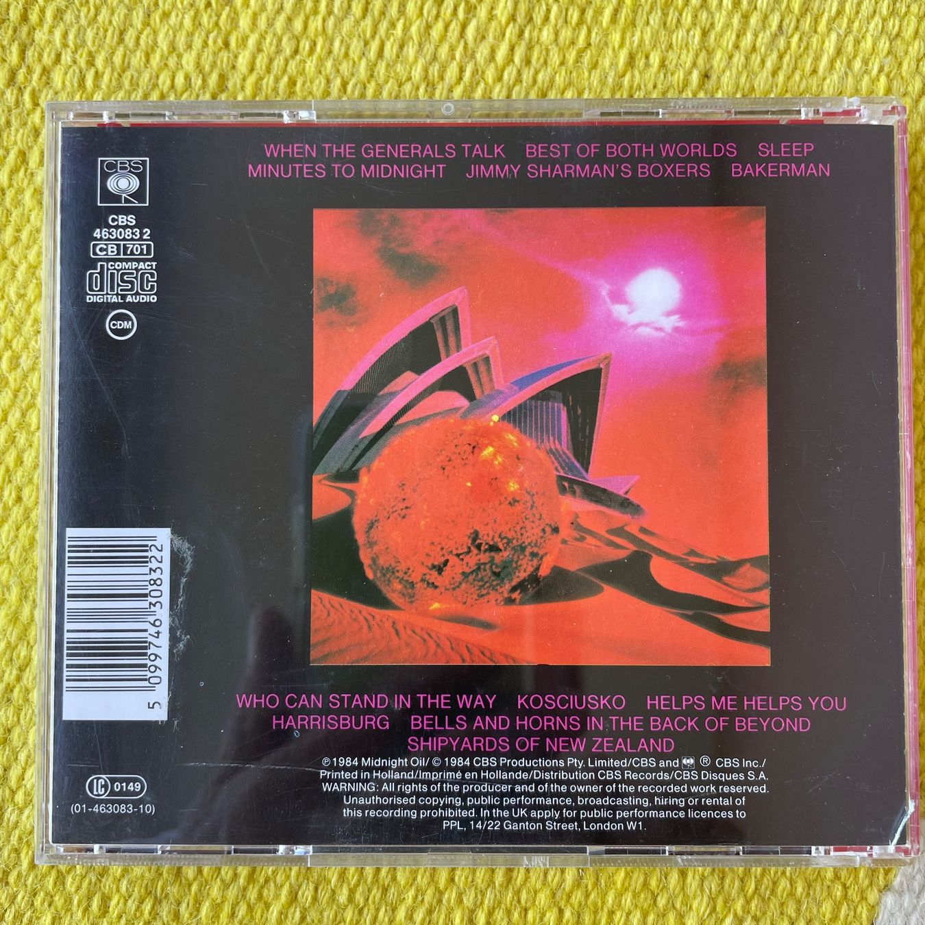 CD: MIDNIGHT OIL-RED SAILS IN THE SUNSET – Usato da Rorschacherberg venduto da CD-Roli 1