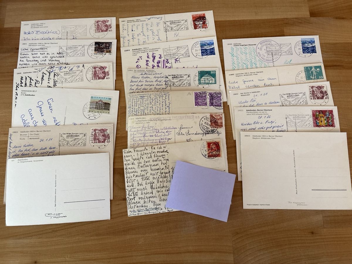 Cartoline postali: AK von Adelboden – Usato da Rümlang venduto da Brieftaube2 1