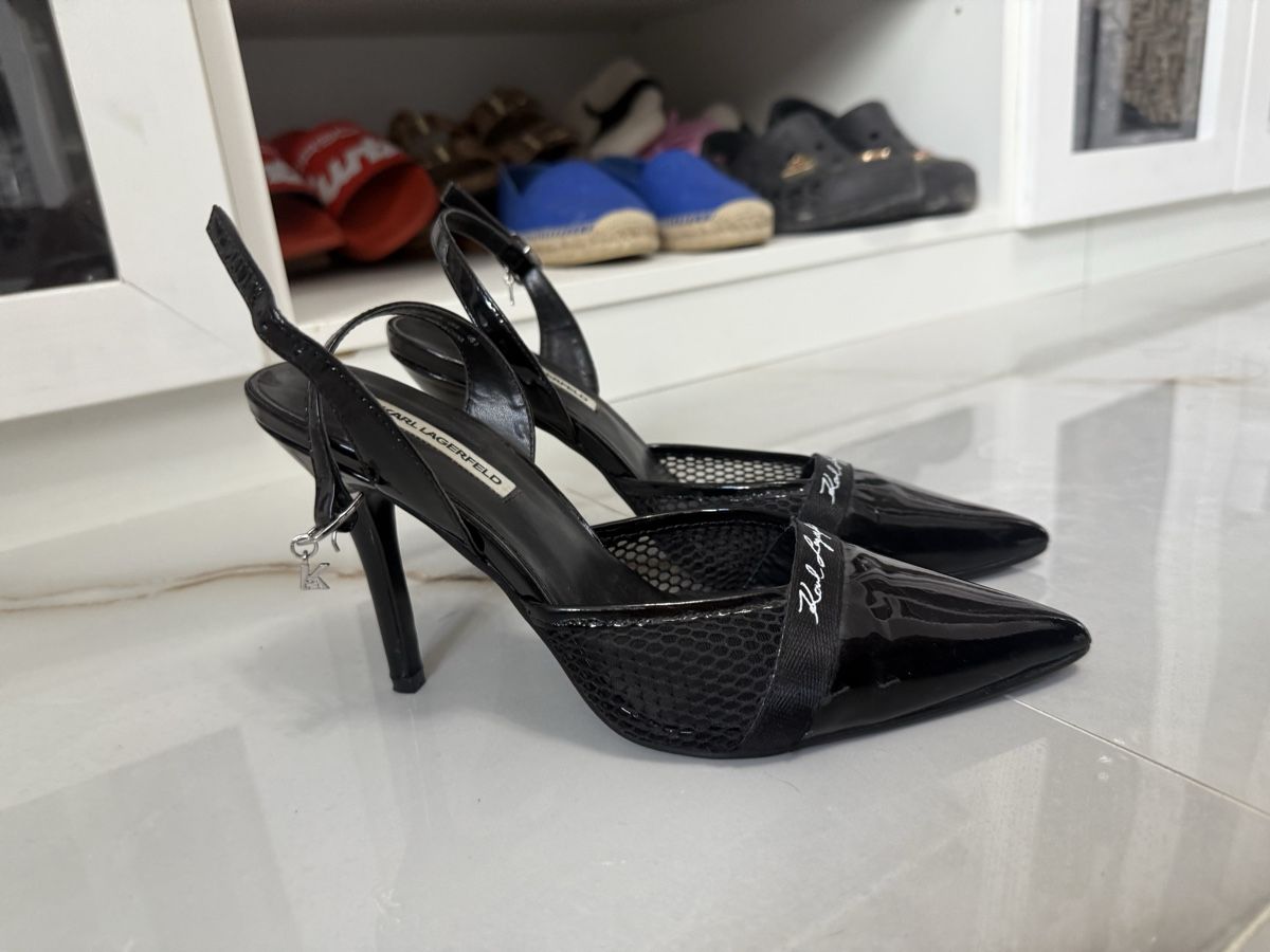 Karl Lagerfeld Damenschuhe: Karl Lagerfeld Slingback Pumps Gr. 39 – Gebraucht aus Hagenbuch ZH von PascalSahli 2