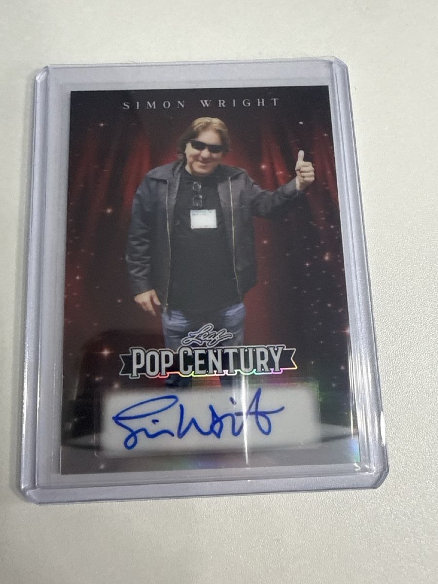 Carte collezionabili: Leaf Pop Century 2026 Simon Wright Auto 1/2 – Nuovo e nell'imballaggio originale da Küttigen venduto da Donart10