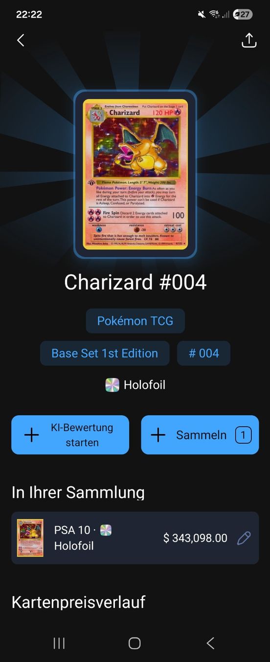 Pokémon Carte collezionabili: Charizard 1st Edition Psa 10 – Nuovo e nell'imballaggio originale da Emmenbrücke venduto da debelj 2