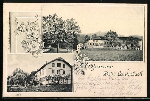 Cartoline postali: Oftringen, Gruss aus Bad Lauterbach, Gas – Usato da Berlin venduto da bartko-reher