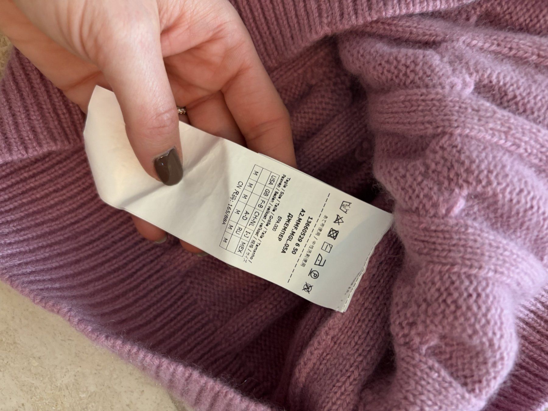 Max Mara Pullover & Sweatshirts: Max Mara Zopfstrick Pullover Mauve Kaschmir – Gebraucht aus Kreuzlingen von Jea_luxe 2