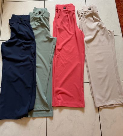 4 Paar Hosen für Sommer (Elastan) (Gr. L) JDY