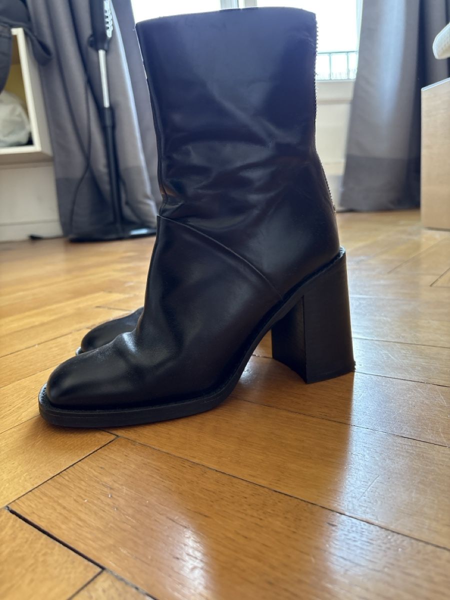 Scarpe da donna: Jonak leather heeled boots – Usato da Genève venduto da ram_68rc 2