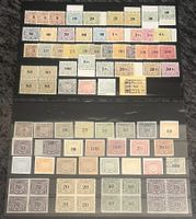 Eisenbahnmarken, Postfrisch, Farb- und Druckproben. Selten!!