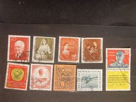 DDR 1959 Lot gestempelte Briefmarken